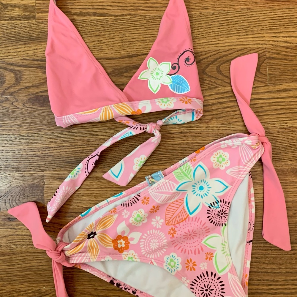 Girl’s Tropical Bikini Bathing Suit